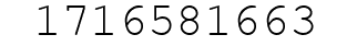 Number 1716581663.