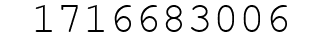 Number 1716683006.
