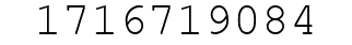 Number 1716719084.