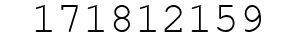 Number 171812159.