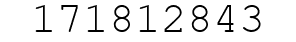 Number 171812843.