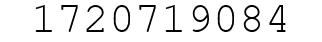 Number 1720719084.