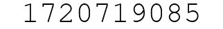 Number 1720719085.
