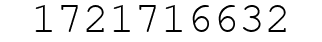 Number 1721716632.