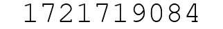 Number 1721719084.