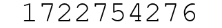 Number 1722754276.