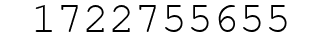Number 1722755655.