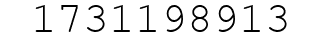 Number 1731198913.