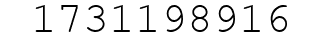 Number 1731198916.