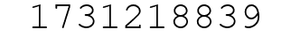 Number 1731218839.