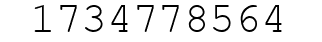 Number 1734778564.