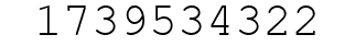 Number 1739534322.