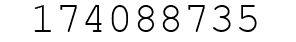 Number 174088735.