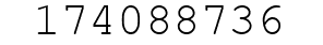 Number 174088736.