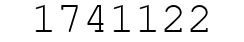 Number 1741122.