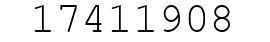 Number 17411908.