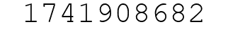 Number 1741908682.