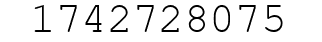 Number 1742728075.