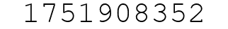 Number 1751908352.