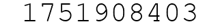 Number 1751908403.