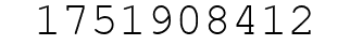Number 1751908412.