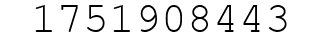 Number 1751908443.