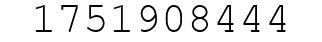 Number 1751908444.