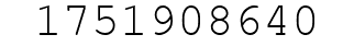 Number 1751908640.
