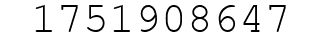 Number 1751908647.