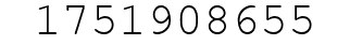 Number 1751908655.