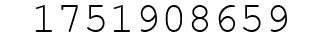 Number 1751908659.