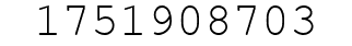 Number 1751908703.