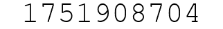 Number 1751908704.