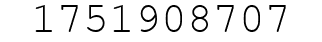 Number 1751908707.