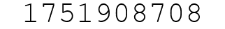 Number 1751908708.