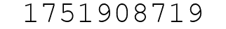 Number 1751908719.