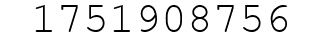 Number 1751908756.