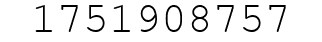 Number 1751908757.
