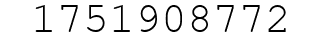 Number 1751908772.