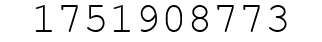 Number 1751908773.