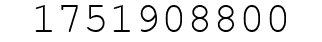 Number 1751908800.