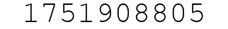 Number 1751908805.