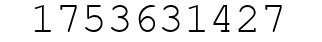 Number 1753631427.
