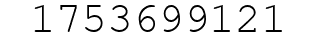 Number 1753699121.