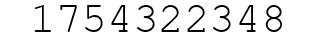 Number 1754322348.