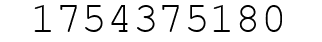 Number 1754375180.