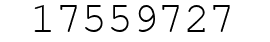Number 17559727.