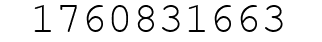 Number 1760831663.