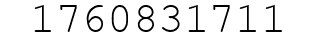 Number 1760831711.