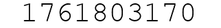 Number 1761803170.